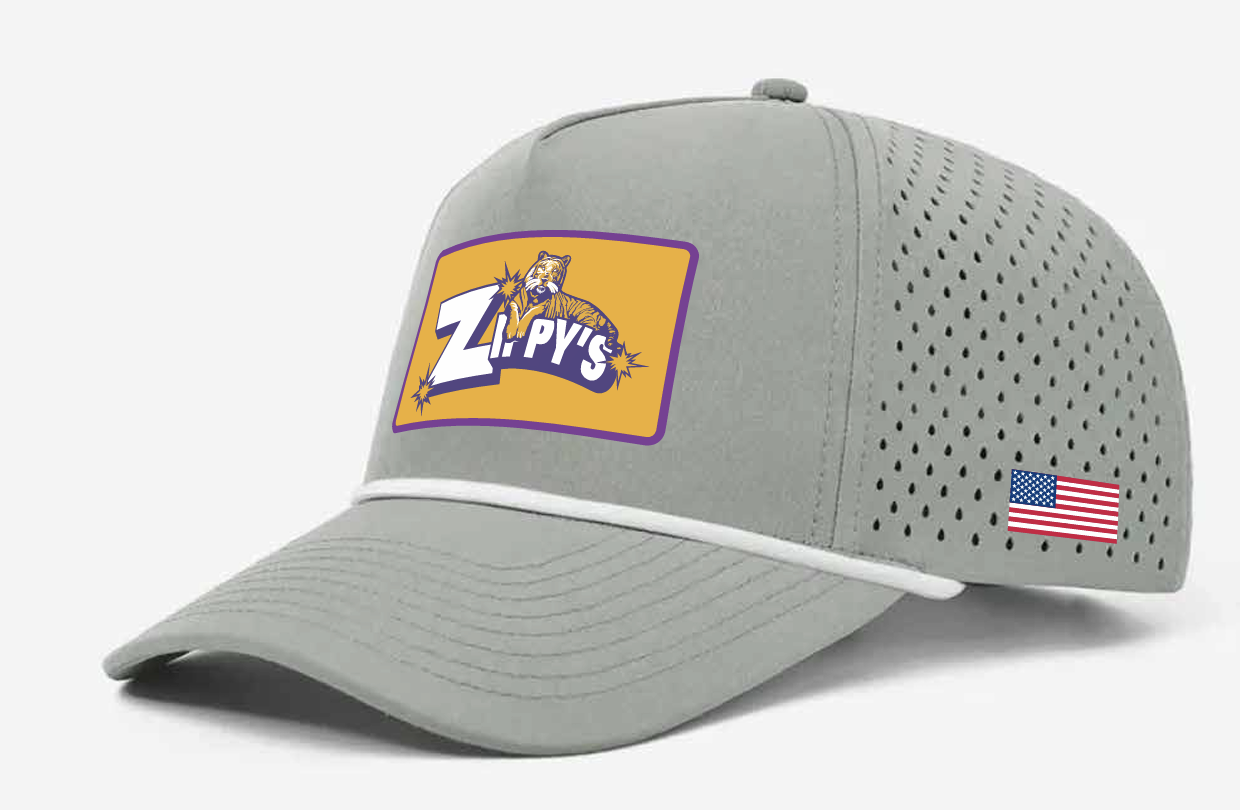 Grey Zippy's Rope Hat