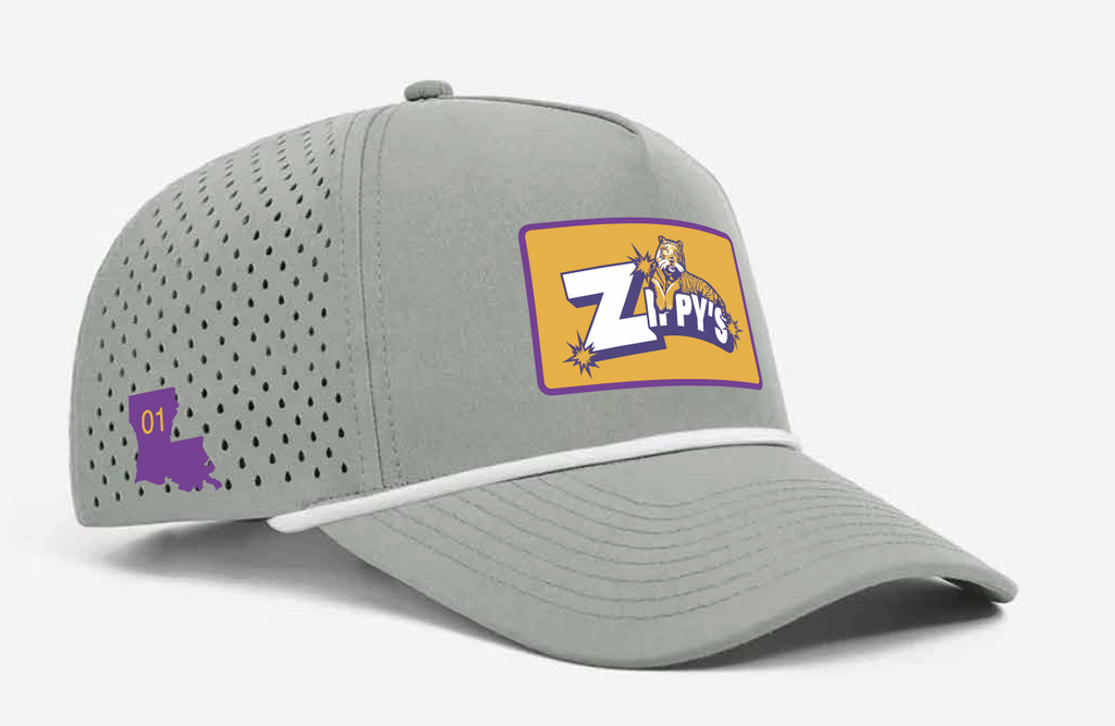Grey Zippy's Rope Hat
