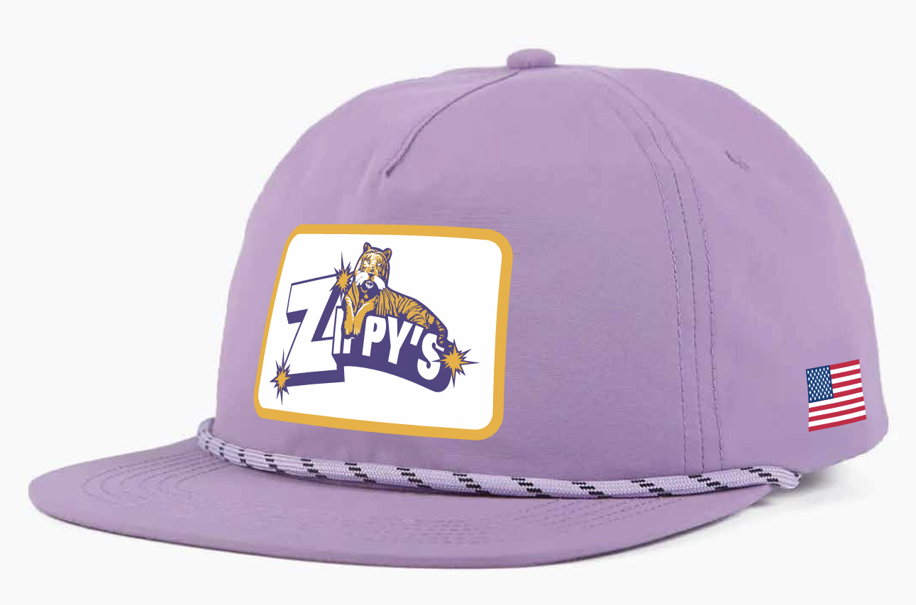 Purple Zippy's Rope Hat
