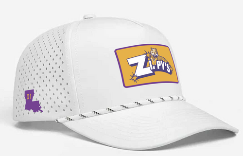 White Zippy's LSU Rope Hat